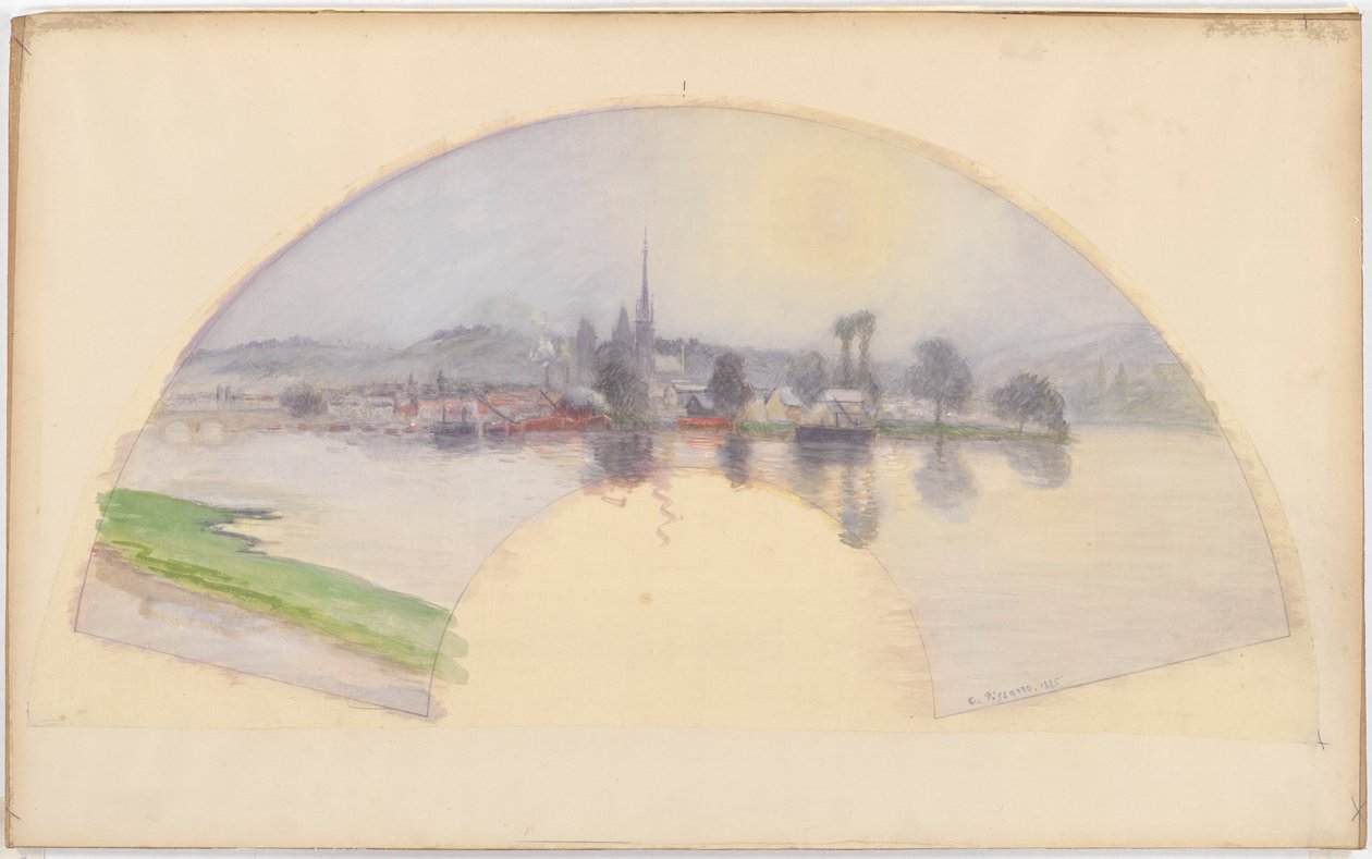 Vue de Rouen - Camille Pissarro