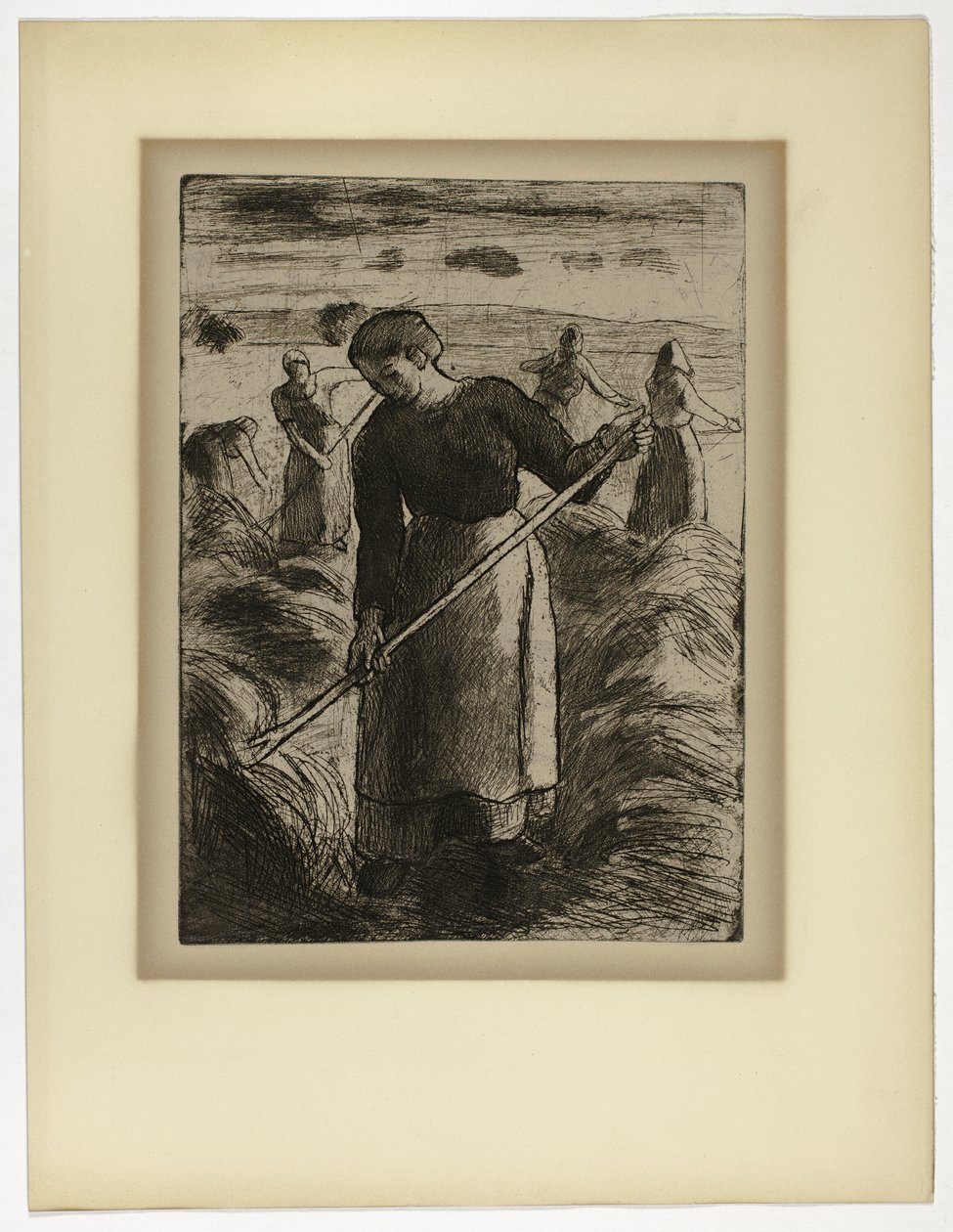 Faneuse à Éragny - Camille Pissarro