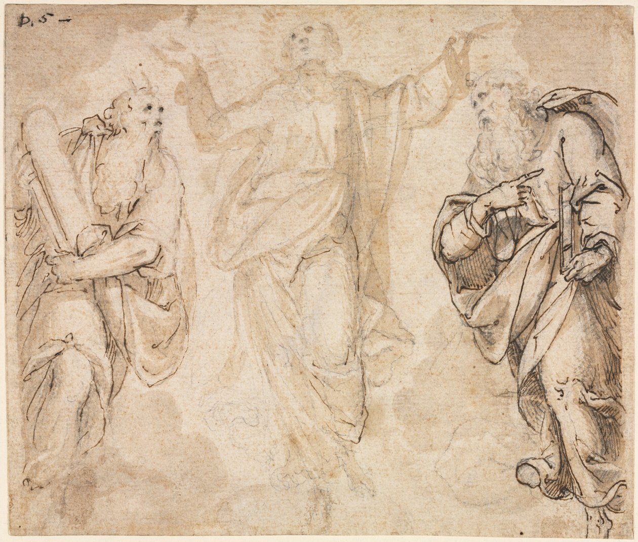 La Transfiguration recto, vers 1590 - Camillo Procaccini