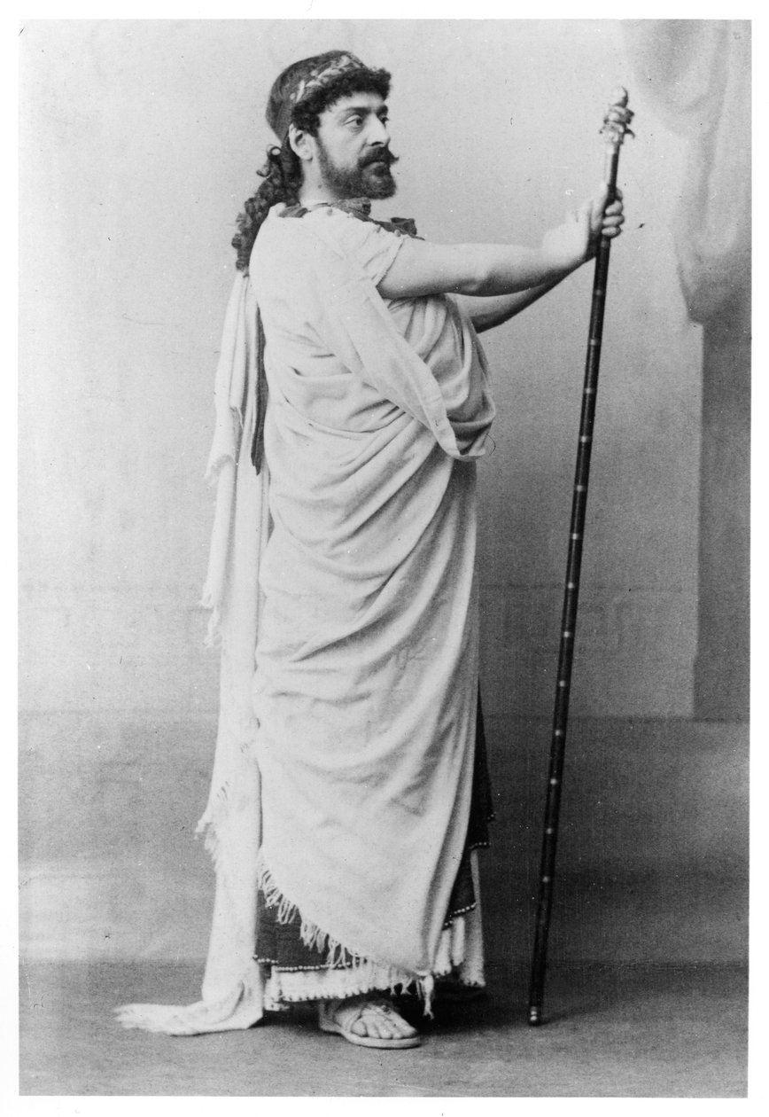 Mounet-Sully (1841-1916) en Œdipe dans 
