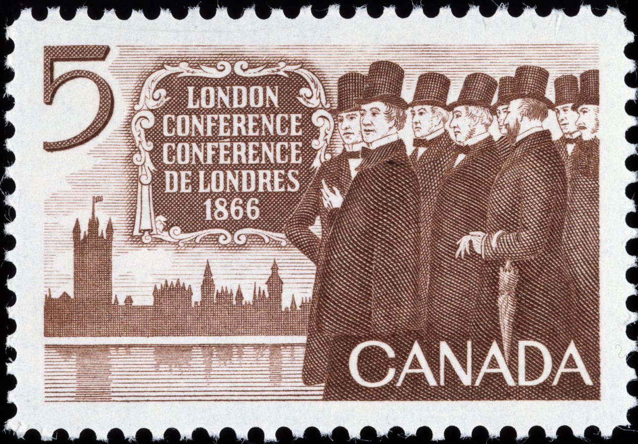 Timbre canadien sur la Conférence de Londres - Canadian School