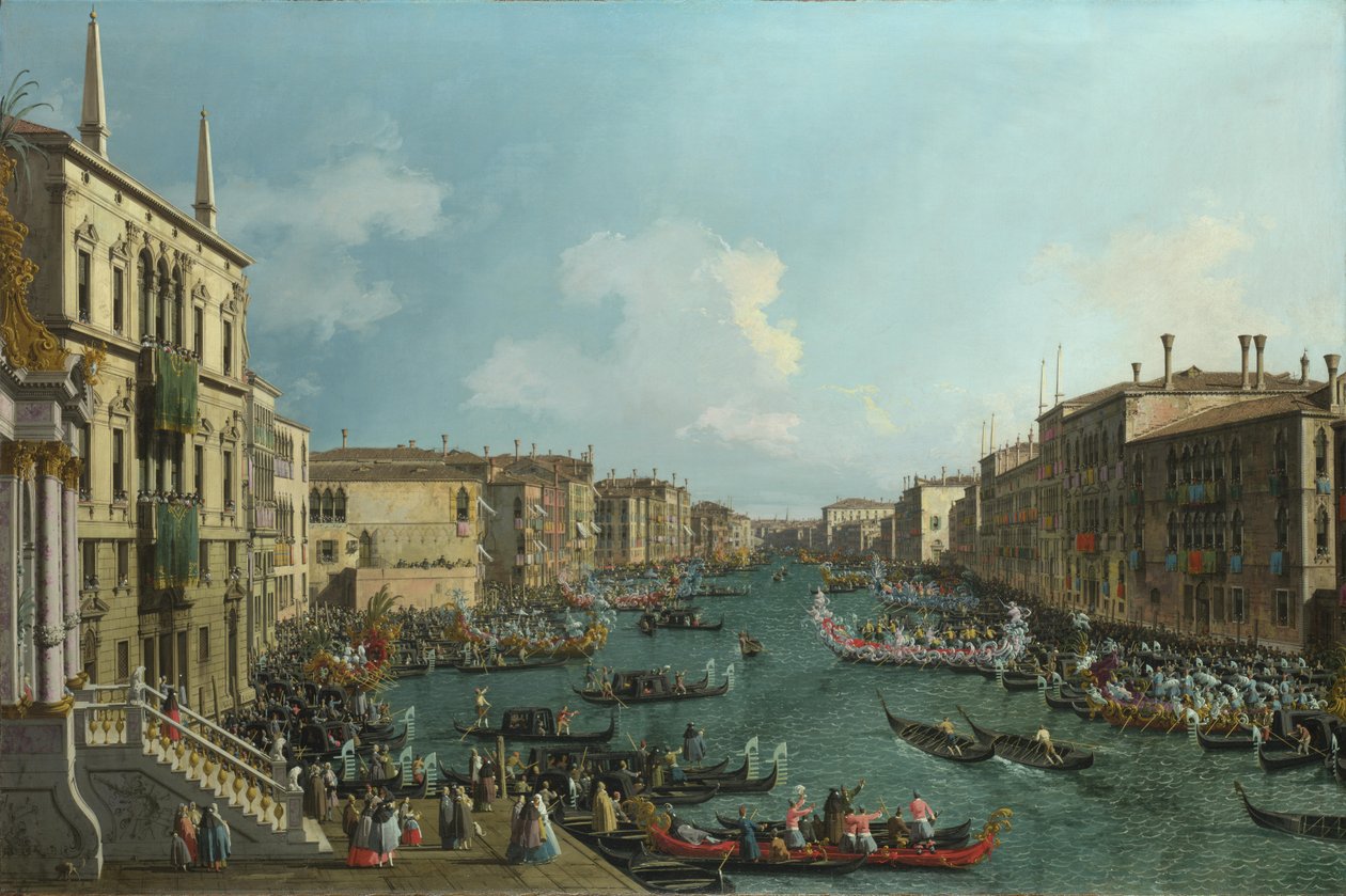 Une régate sur le Grand Canal - Giovanni Antonio Canal