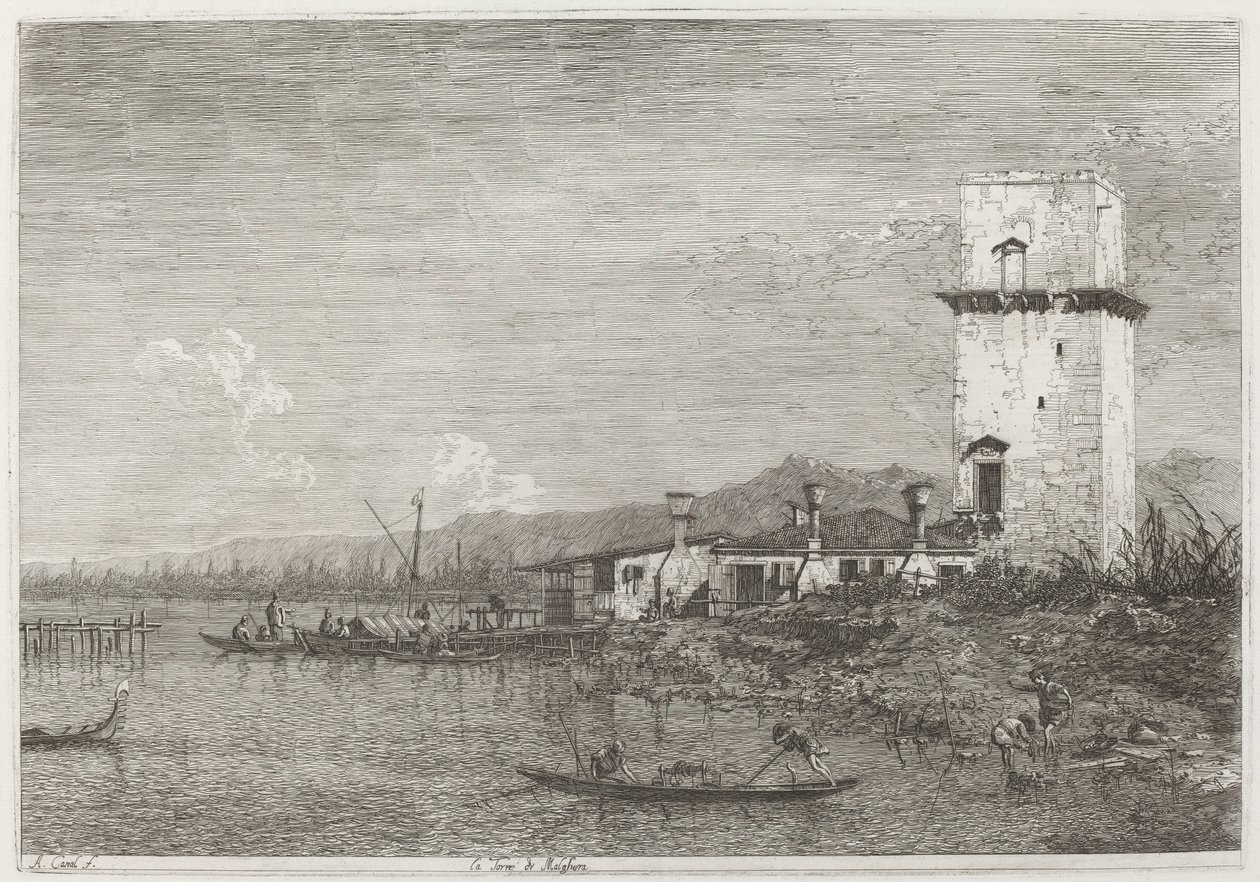 La Torre di Malghera - Canaletto