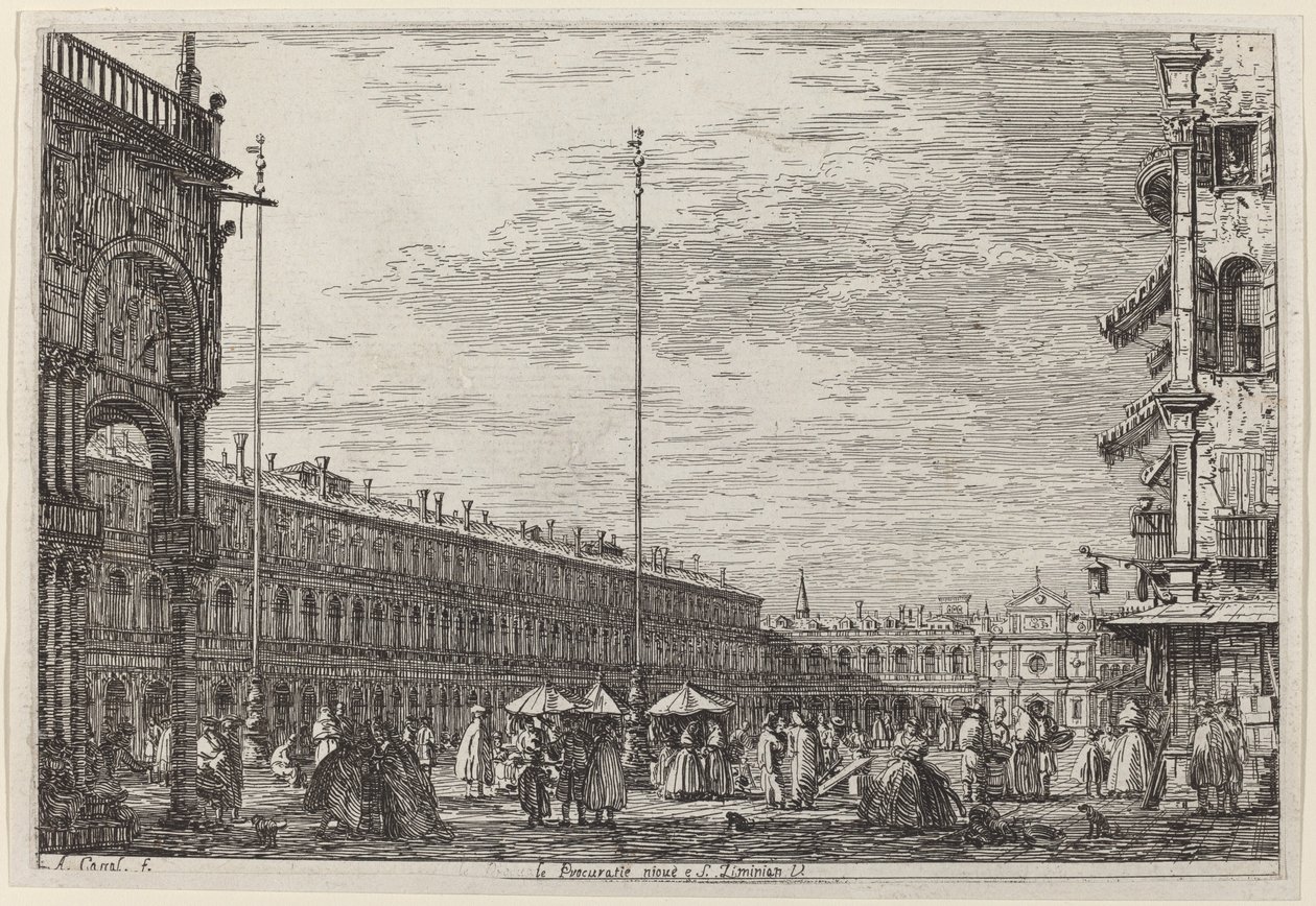 Le Procuratie niove et S. Ziminian V. - Canaletto