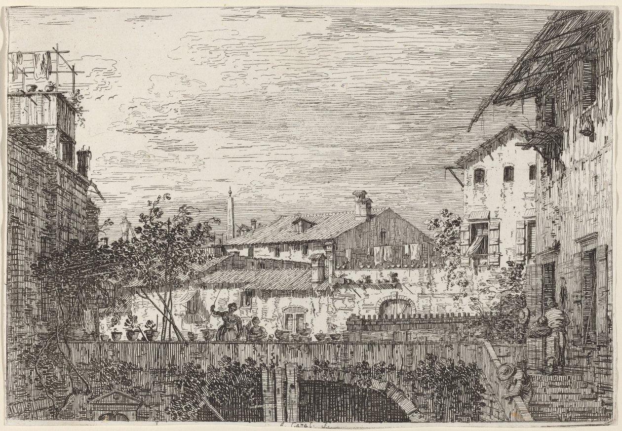 La terrasse - Canaletto