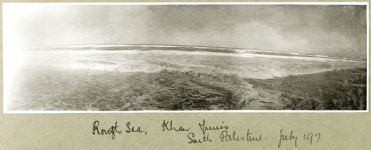 Mer agitée, Khan Yunis, juillet 1917 - Capt. Arthur Rhodes