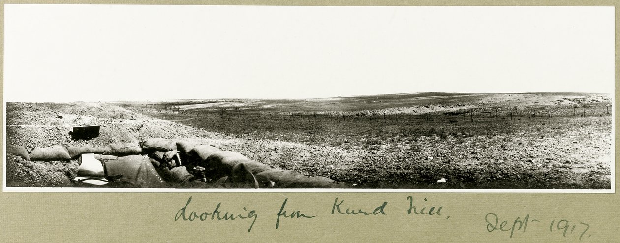 Vue depuis Kurd Hill, septembre 1917 - Capt. Arthur Rhodes