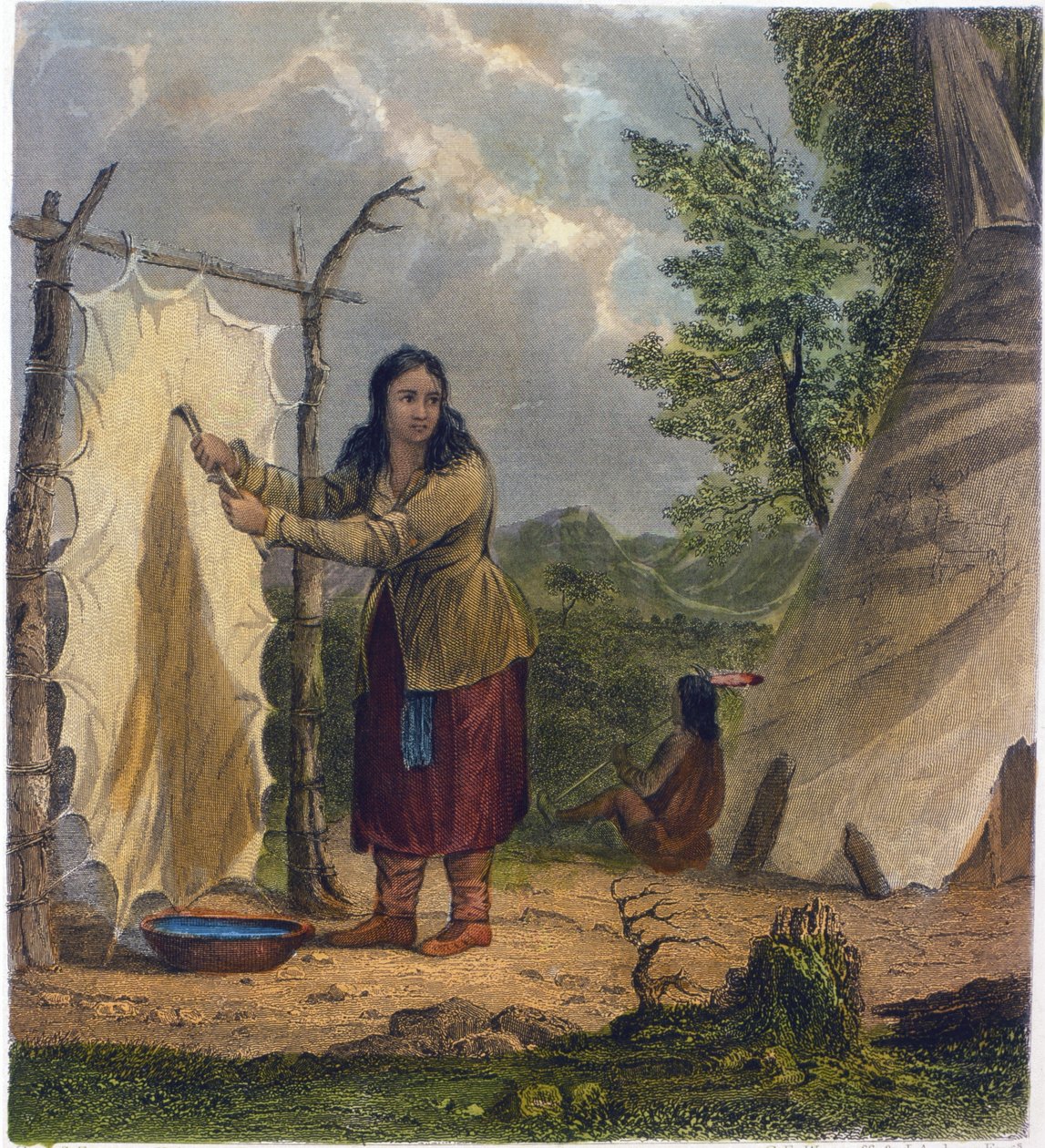 Peau de Bison, 1853 - Captain Seth Eastman