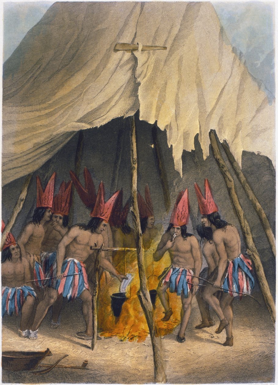 Danse au Géant, 1853 - Captain Seth Eastman