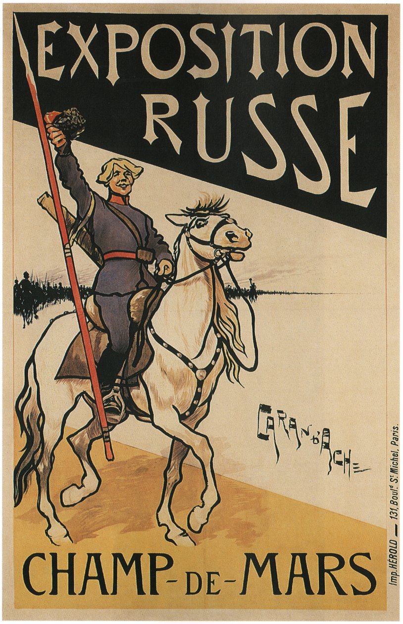 Exposition russe Champ-de-Mars, 1895 - Caran d’Ache