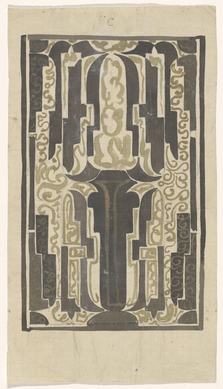 Conception décorative - Carel Adolph Lion Cachet