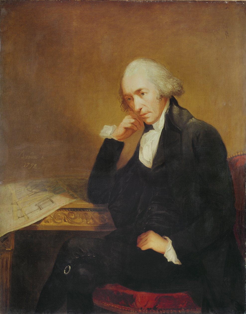 Portrait de James Watt (1736-1819) 1792 - Carl Frederick von Breda