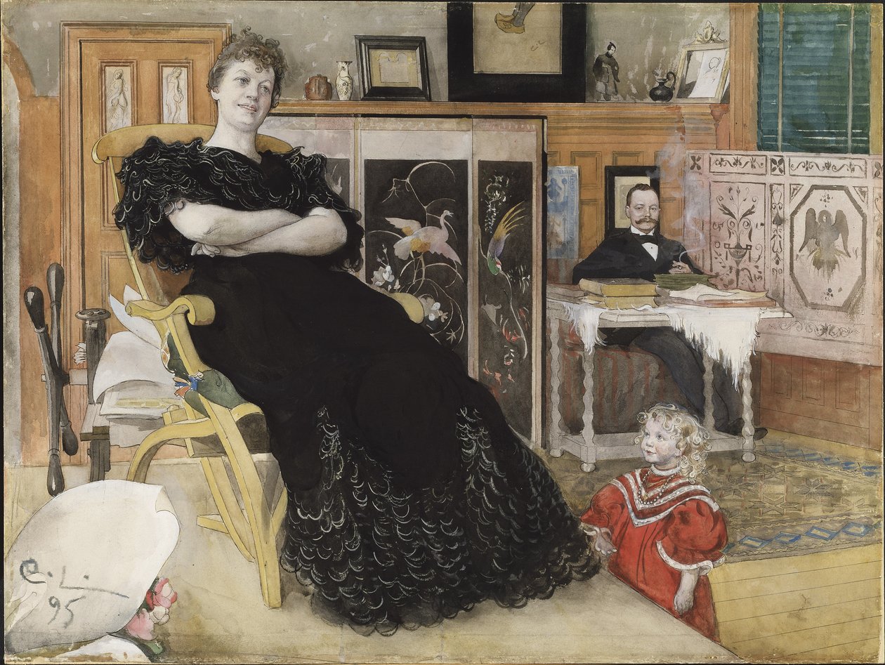 Anna Pettersson, vers 1895 - Carl Larsson