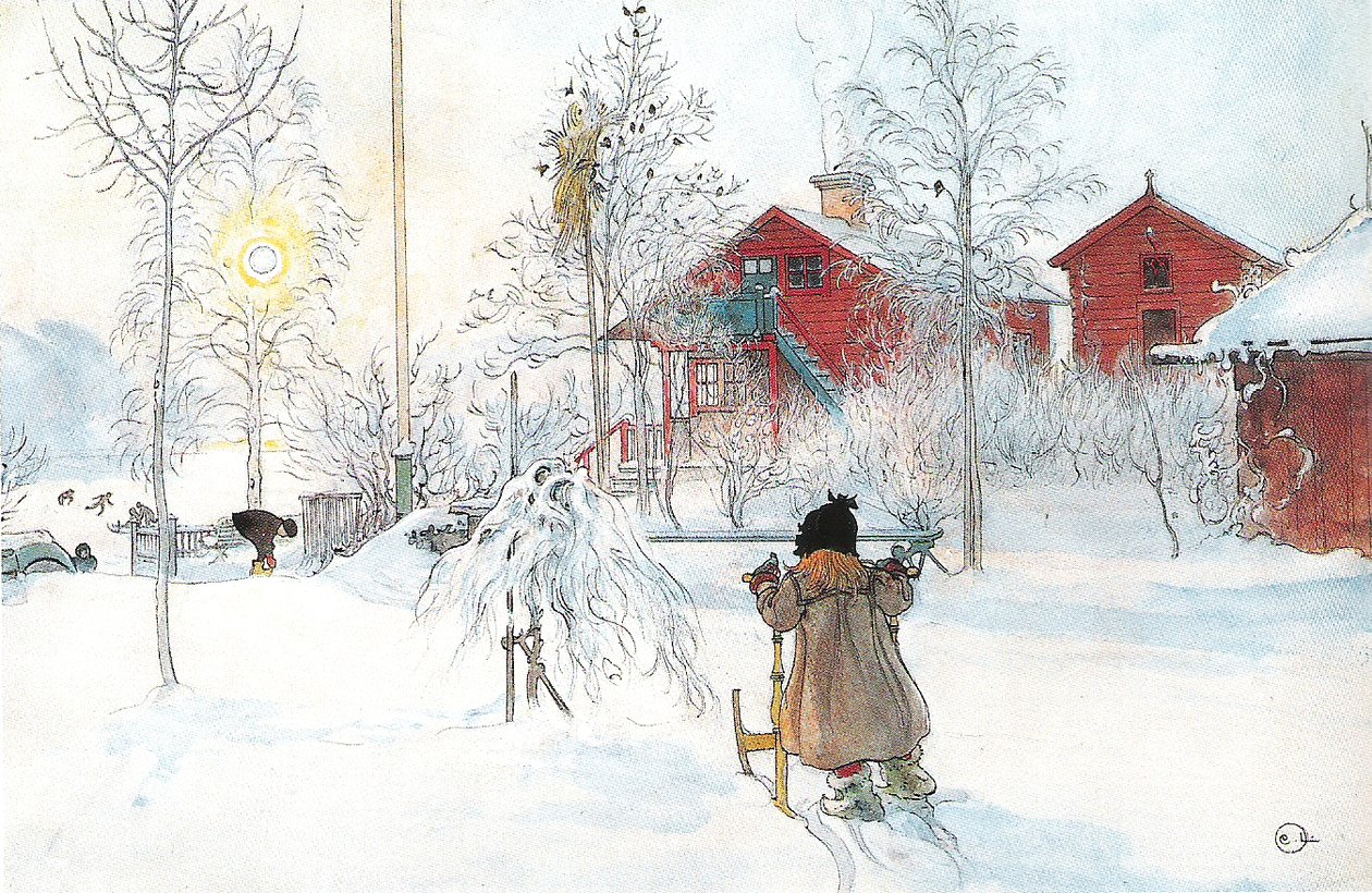 La cour et la brasserie - Carl Larsson