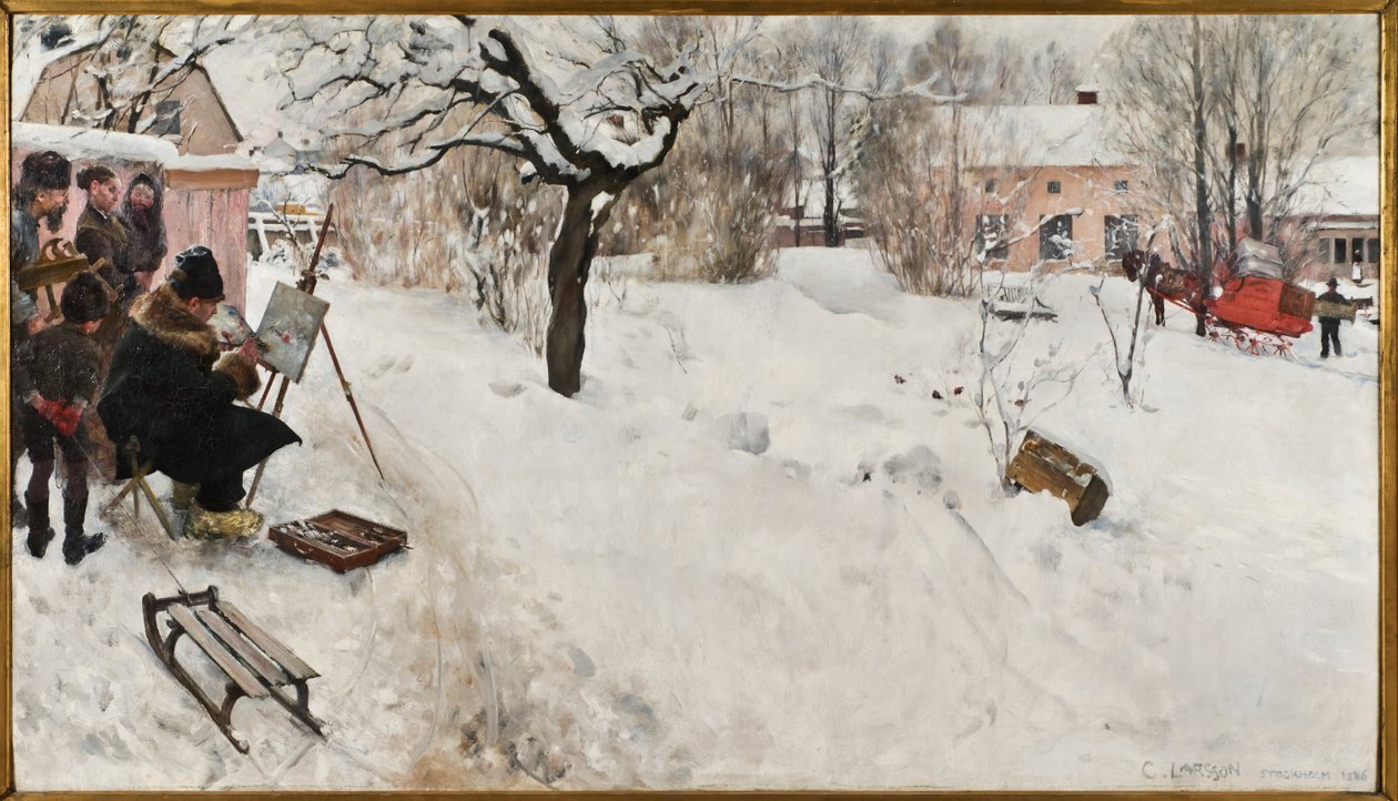 Peintre en plein air - Carl Larsson