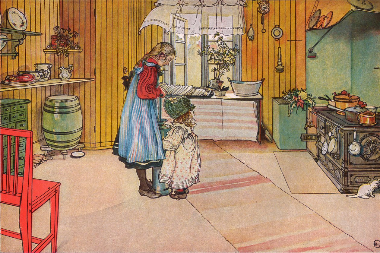 La cuisine - Carl Larsson