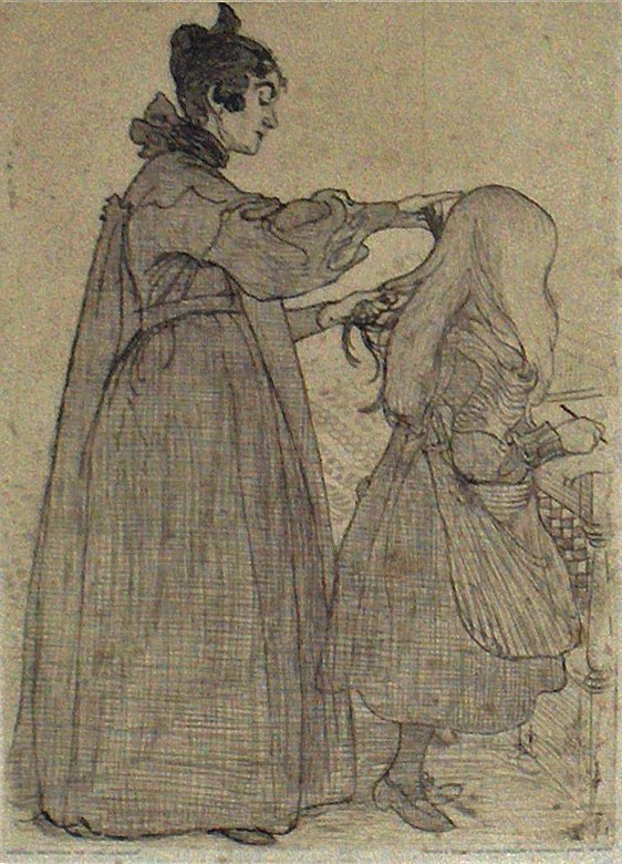 La coiffure - Carl Larsson