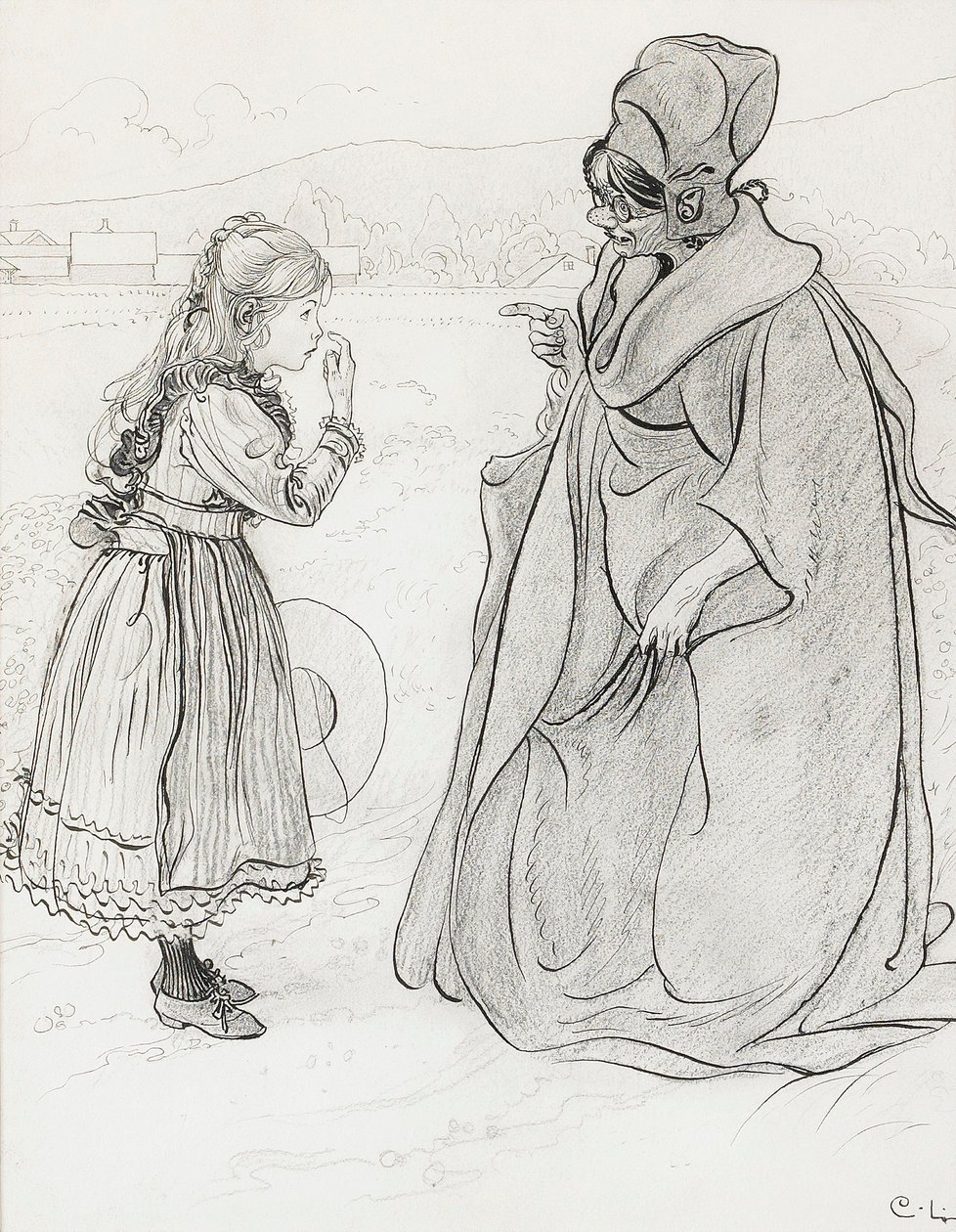 Le conte du nez de Lillis - Carl Larsson