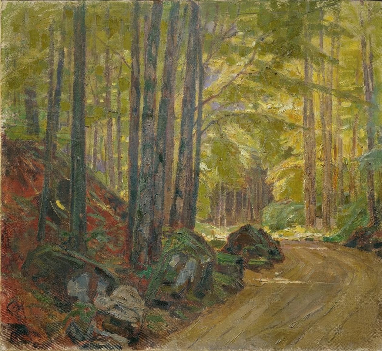Route forestière près de Schärfling - Carl Moll