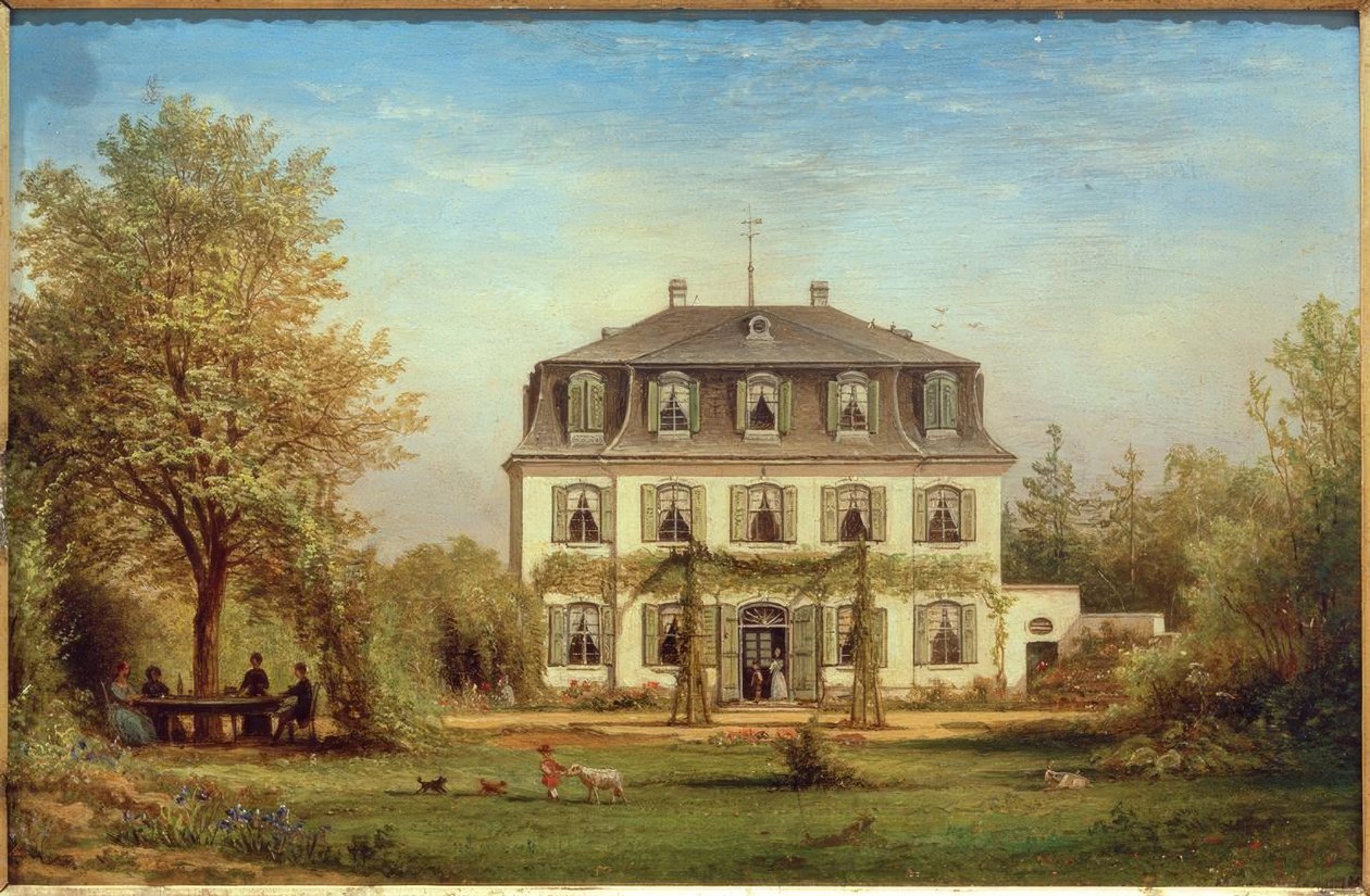 C.Morgenstern, Maison de jardin de la famille de banquiers Bansa, Saxe - Carl Morgenstern