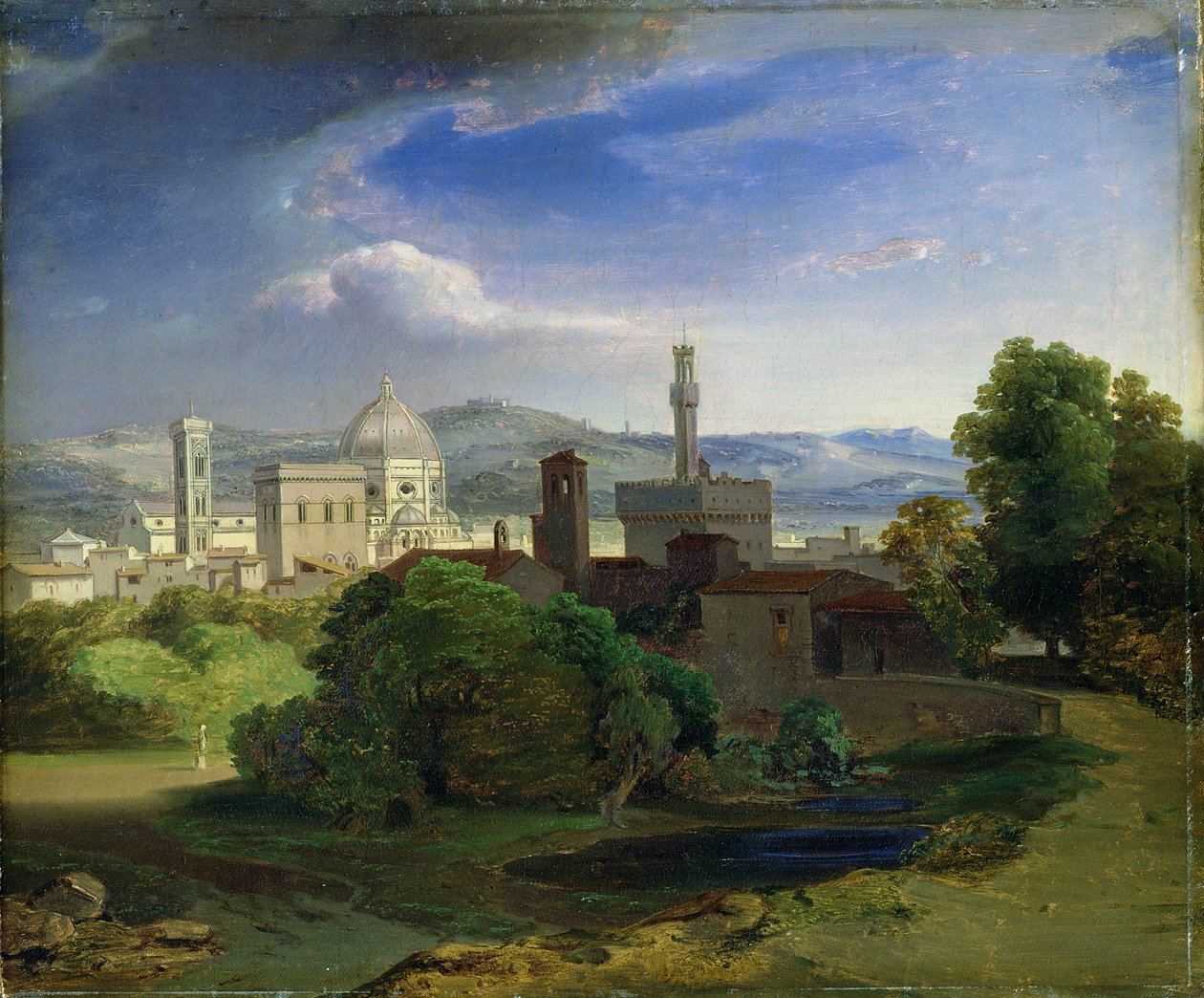 Vue sur Florence, vers 1829 - Carl Rottmann