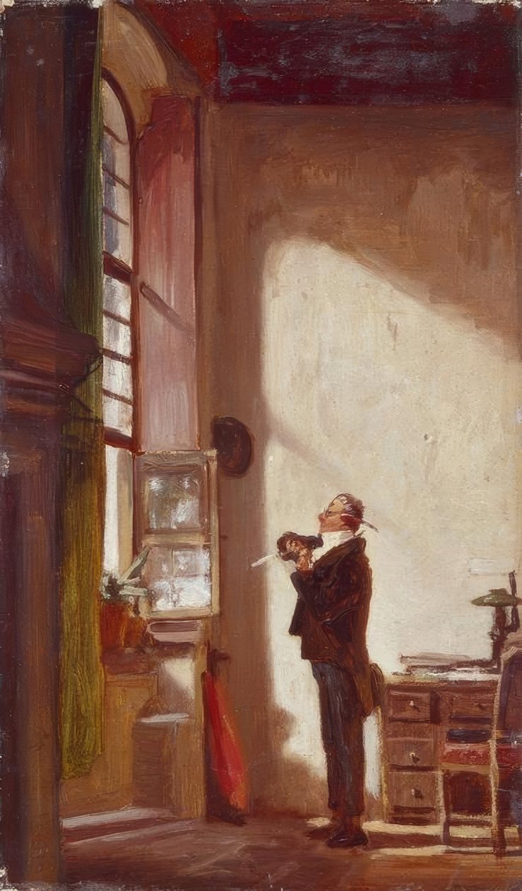 Le scribe - Carl Spitzweg