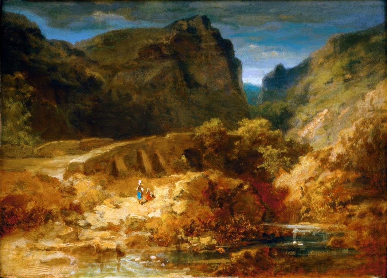 Paysage italien - Carl Spitzweg