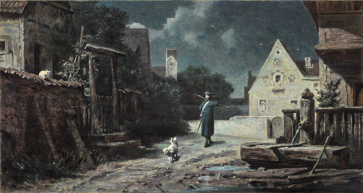 Le veilleur de nuit - Carl Spitzweg