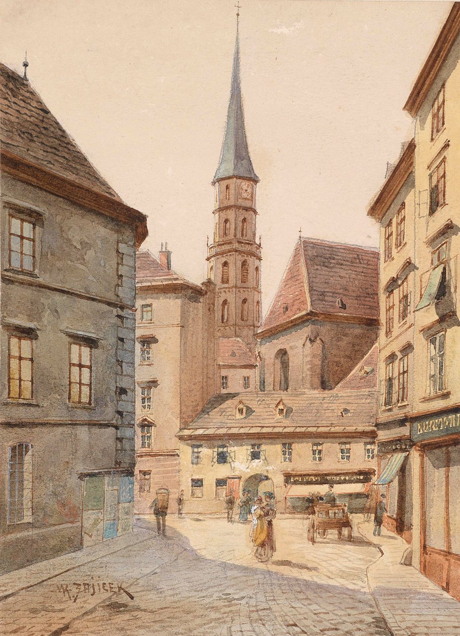 Vue de la Stallburggasse vers l