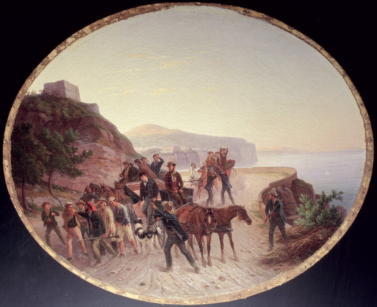 La capture de Guido Edmondo, c.1864 - Carl Wilhelm Goetzloff