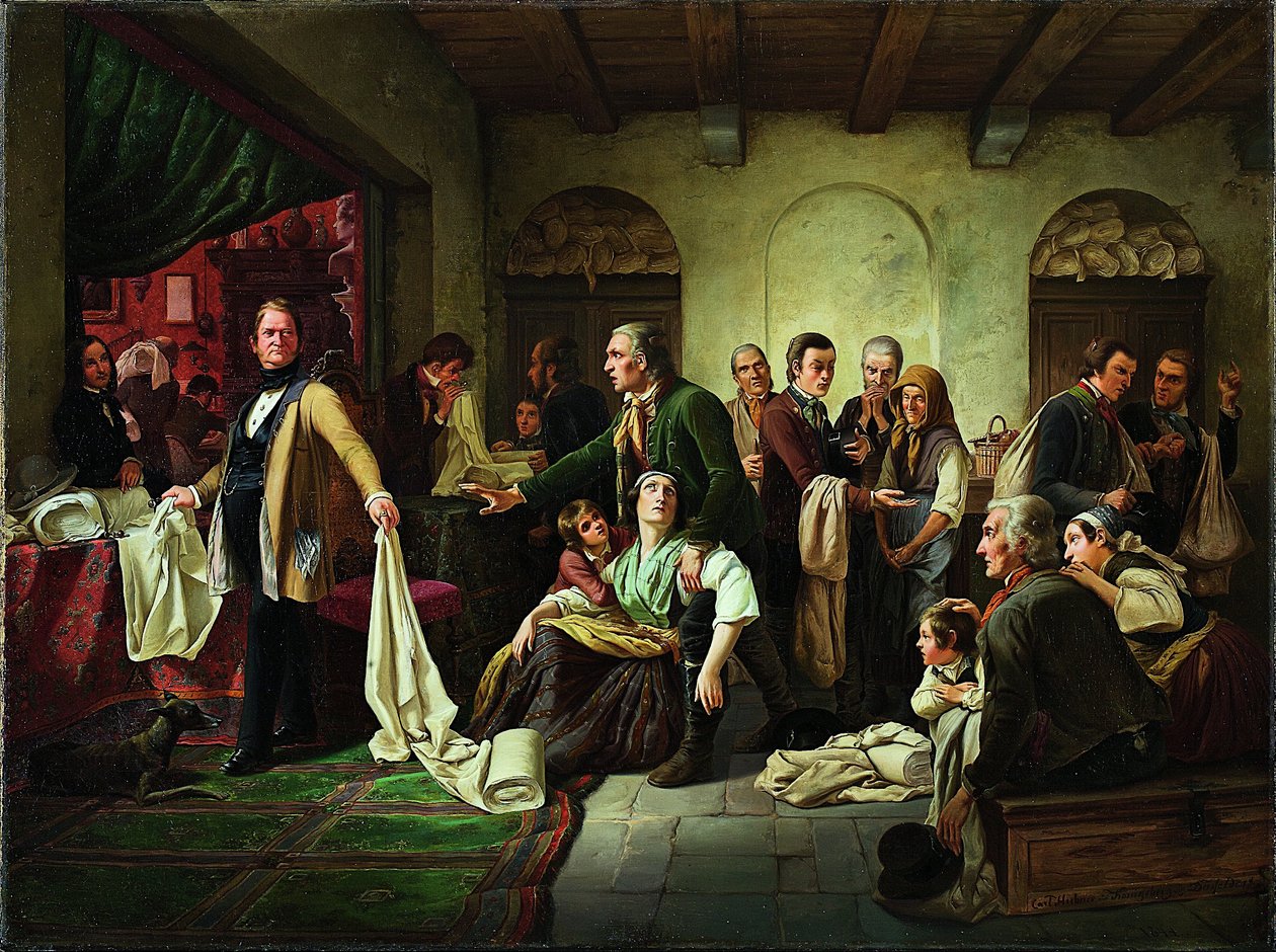Les tisserands silésiens - Carl Wilhelm Hübner