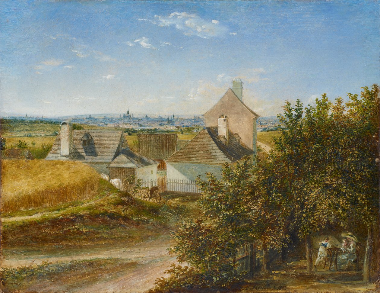Vue de Vienne depuis Grinzing - Carl Agricola
