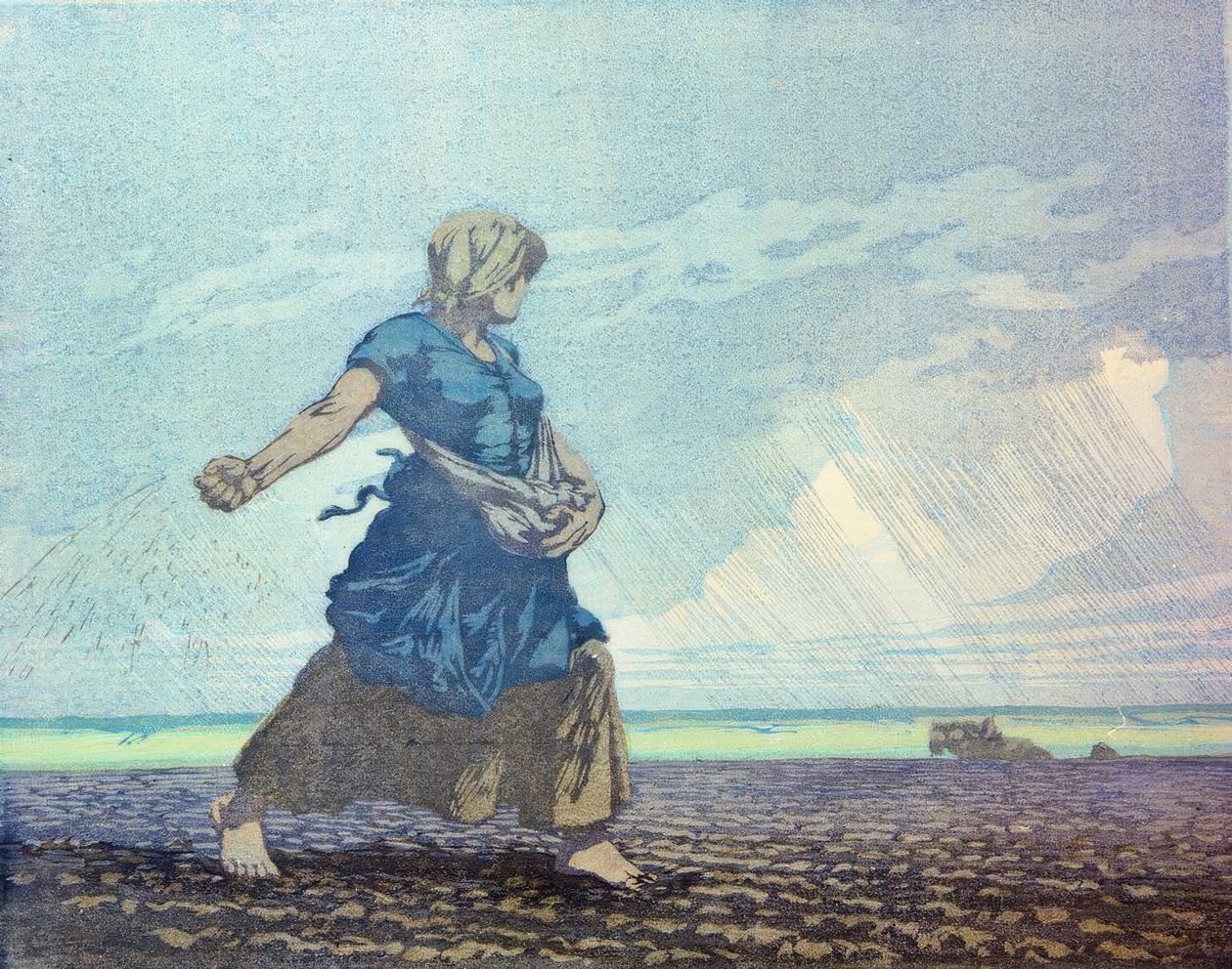 Femme semant - Carl Alexander Brendel