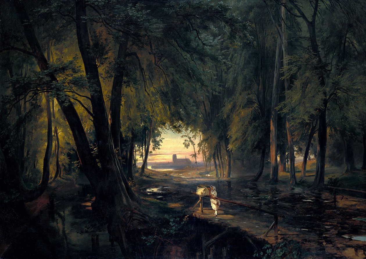 Chemin forestier près de Spandau - Carl Blechen