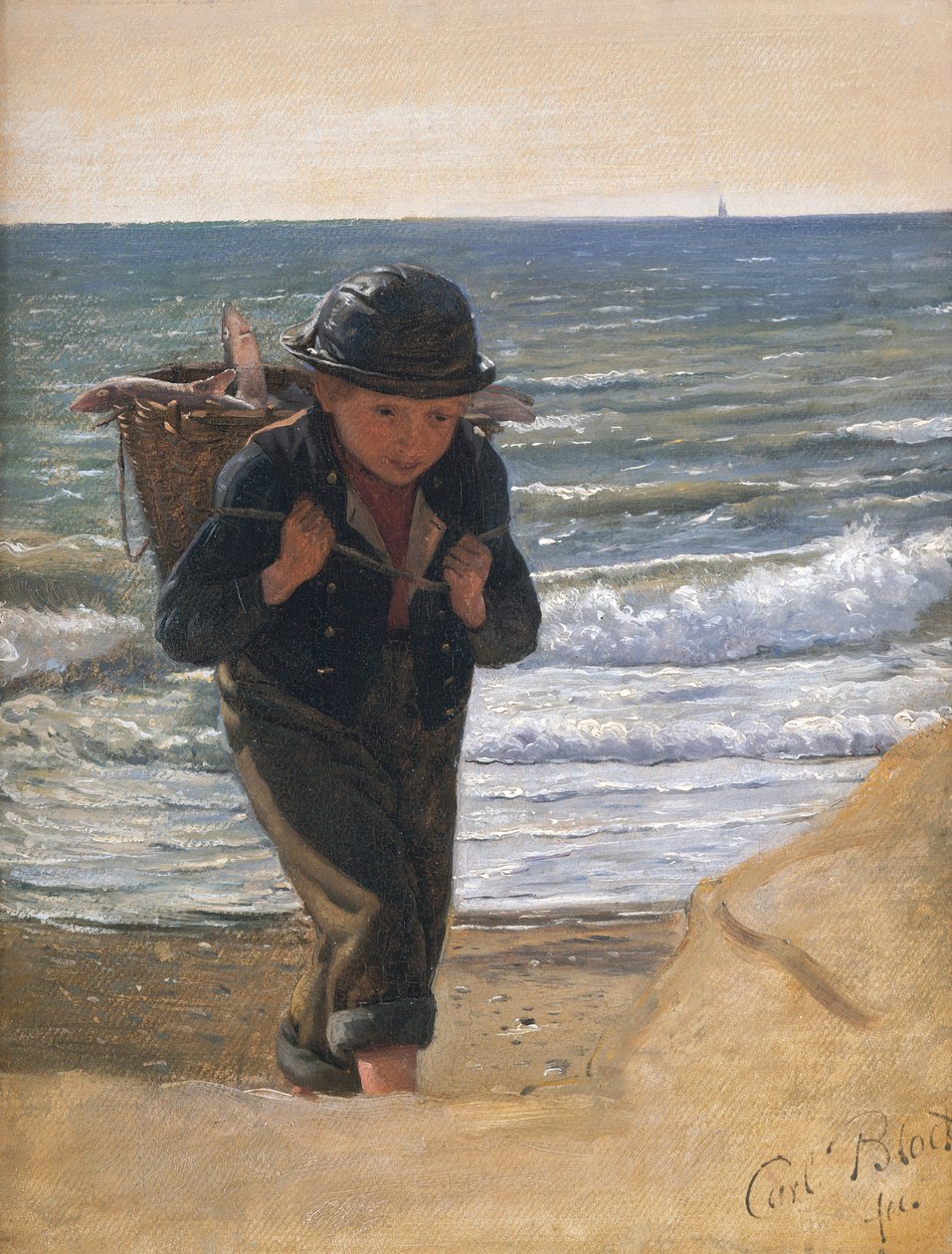 Un pêcheur - Carl Bloch