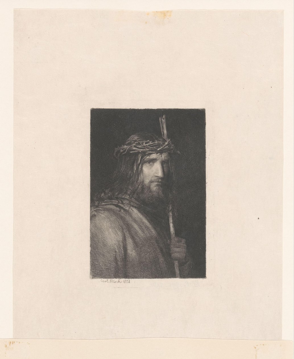 Christ avec couronne d