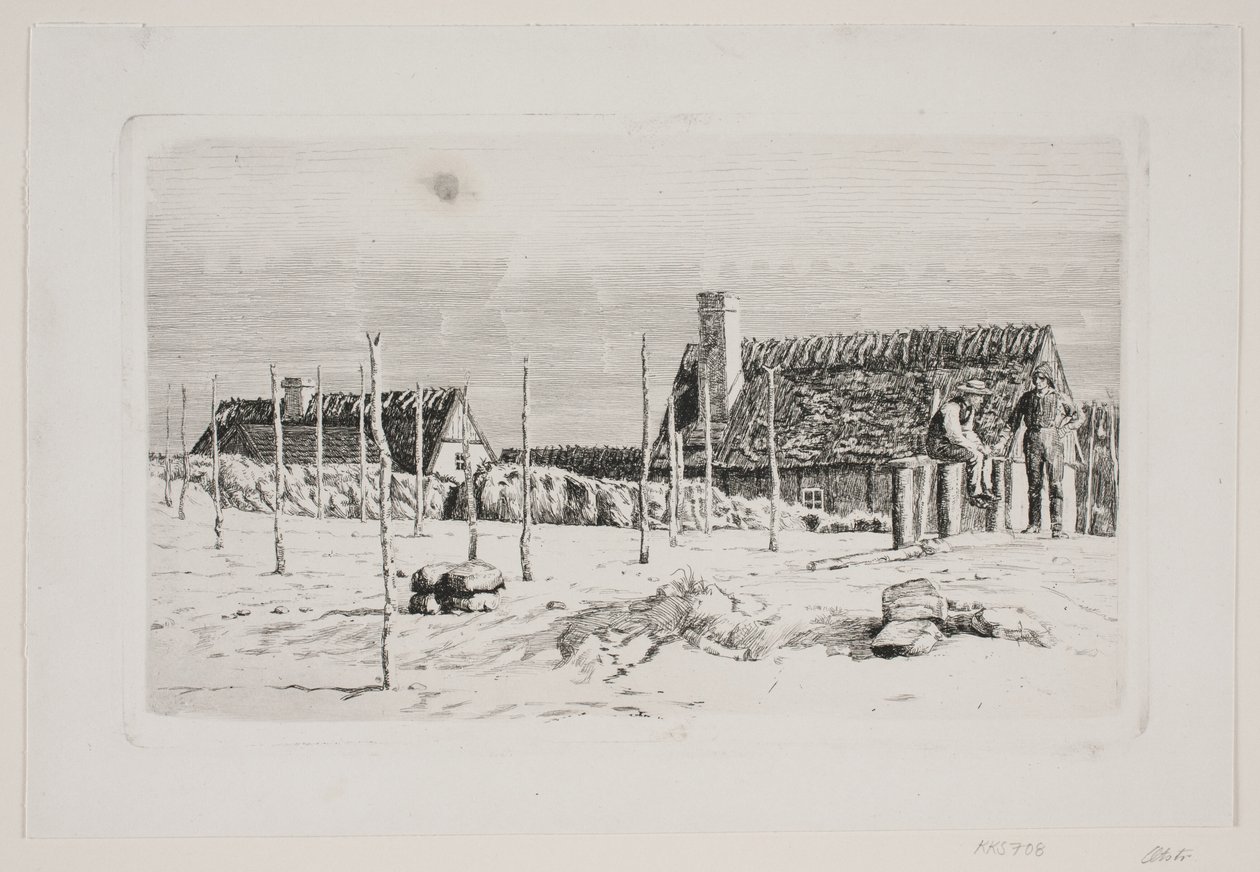 Scène à Hornbæk. Dimanche matin - Carl Bloch
