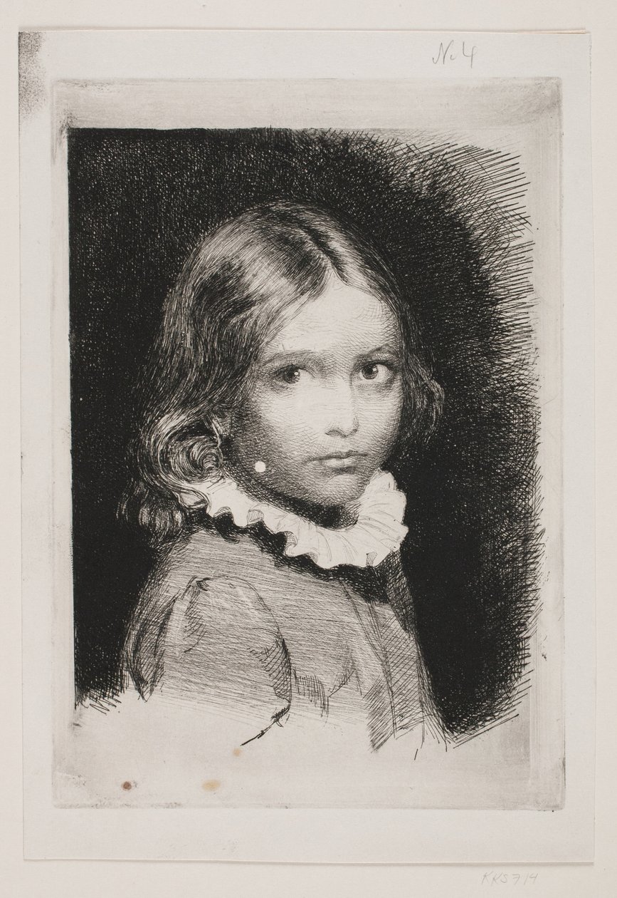 Portrait de Clara Emilie Rose Bloch - Carl Bloch