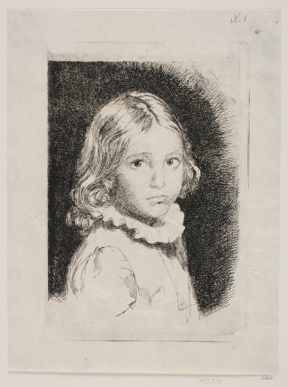 Portrait de Clara Emilie Rose Bloch - Carl Bloch