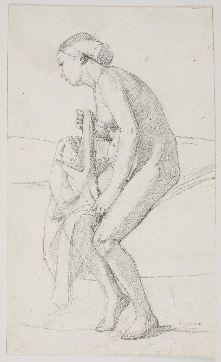 Études pour la peinture du musée "La fille de Jaïre" - Carl Bloch