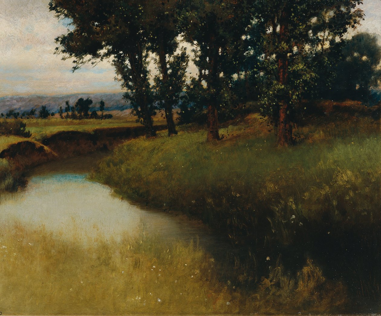 Paysage du soir - Carl Freiherr von Pidoll zu Quintenbach