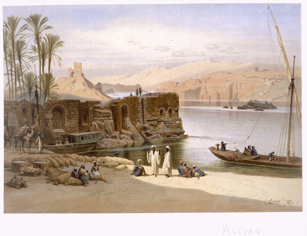 Assouan, 1871 - Carl Friedrich Heinrich Werner