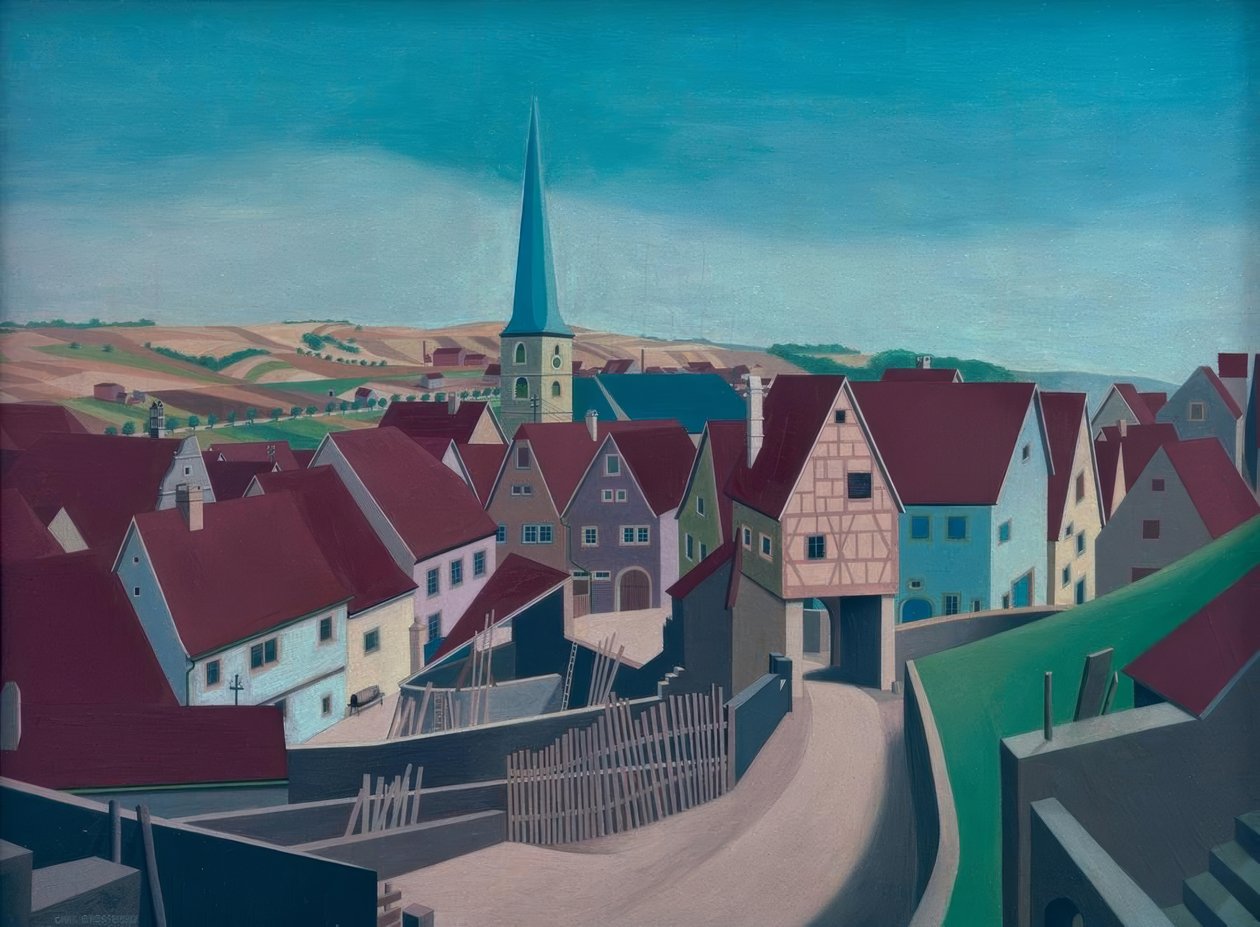 Village franconien - Carl Grossberg