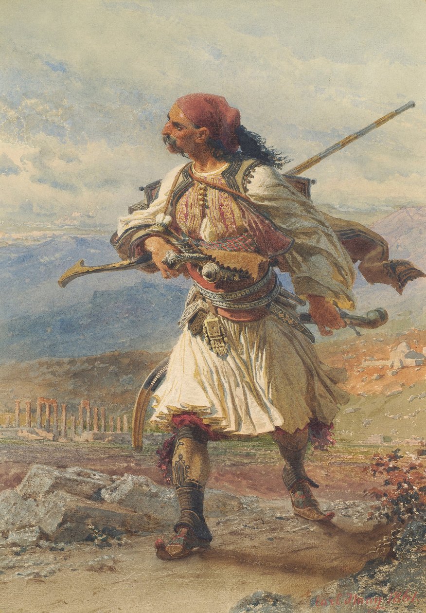 Guerrier grec, 1861 - Carl Haag