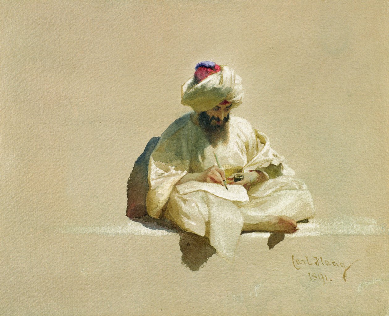 Le rédacteur de lettres, 1891 - Carl Haag