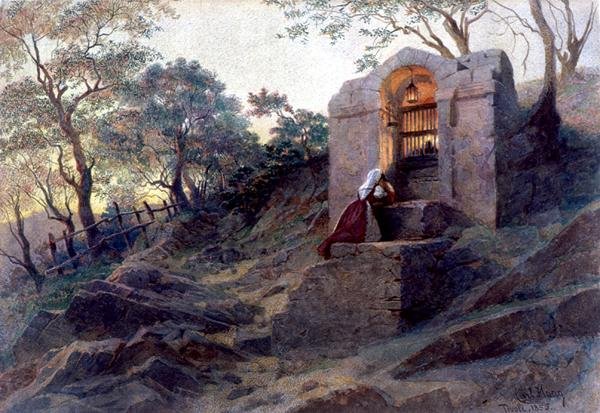 Une Mandoletta à Tivoli - Carl Haag