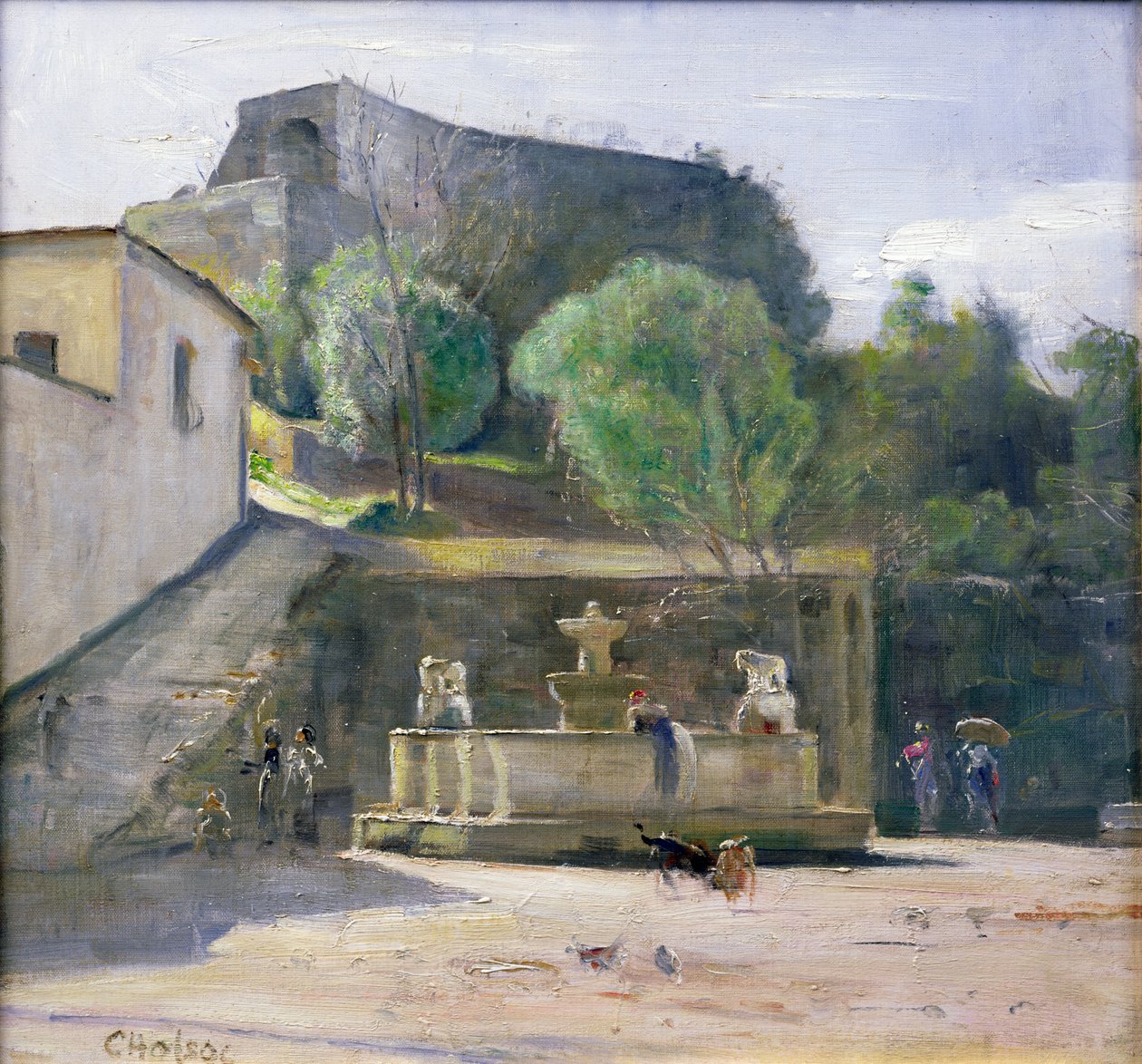 À la fontaine, Italie - Carl Holsoe