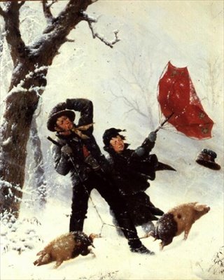 Le Parapluie rouge - Carl Kronberger
