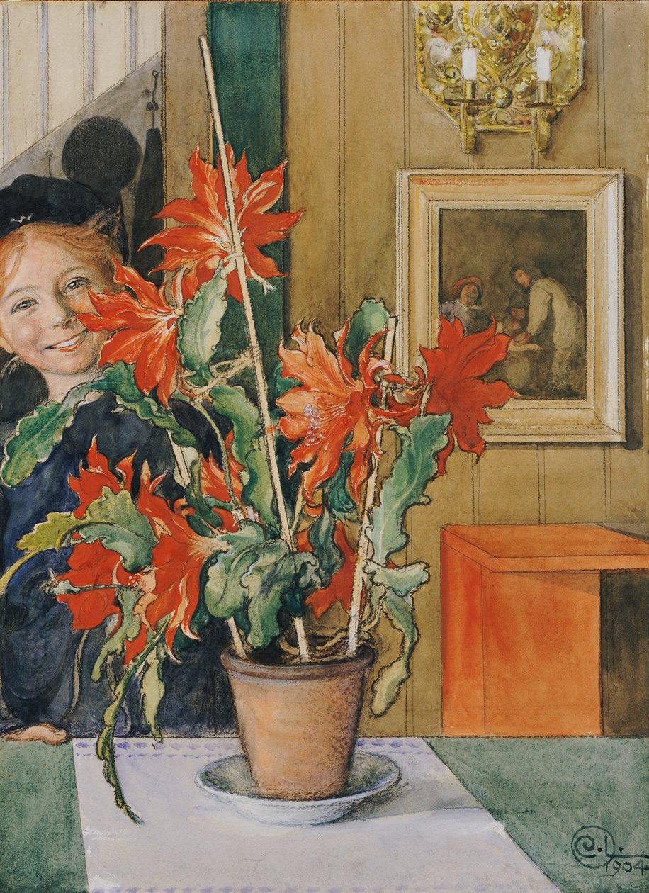 Le Cactus de Brita, 1904 - Carl Larsson