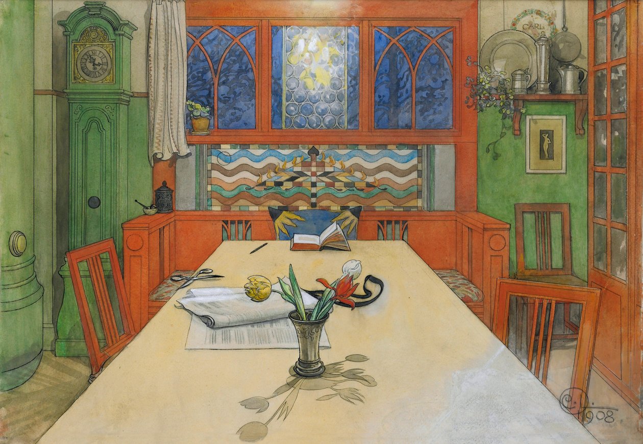 Le jour est fini, bonne nuit ! 1908 - Carl Larsson